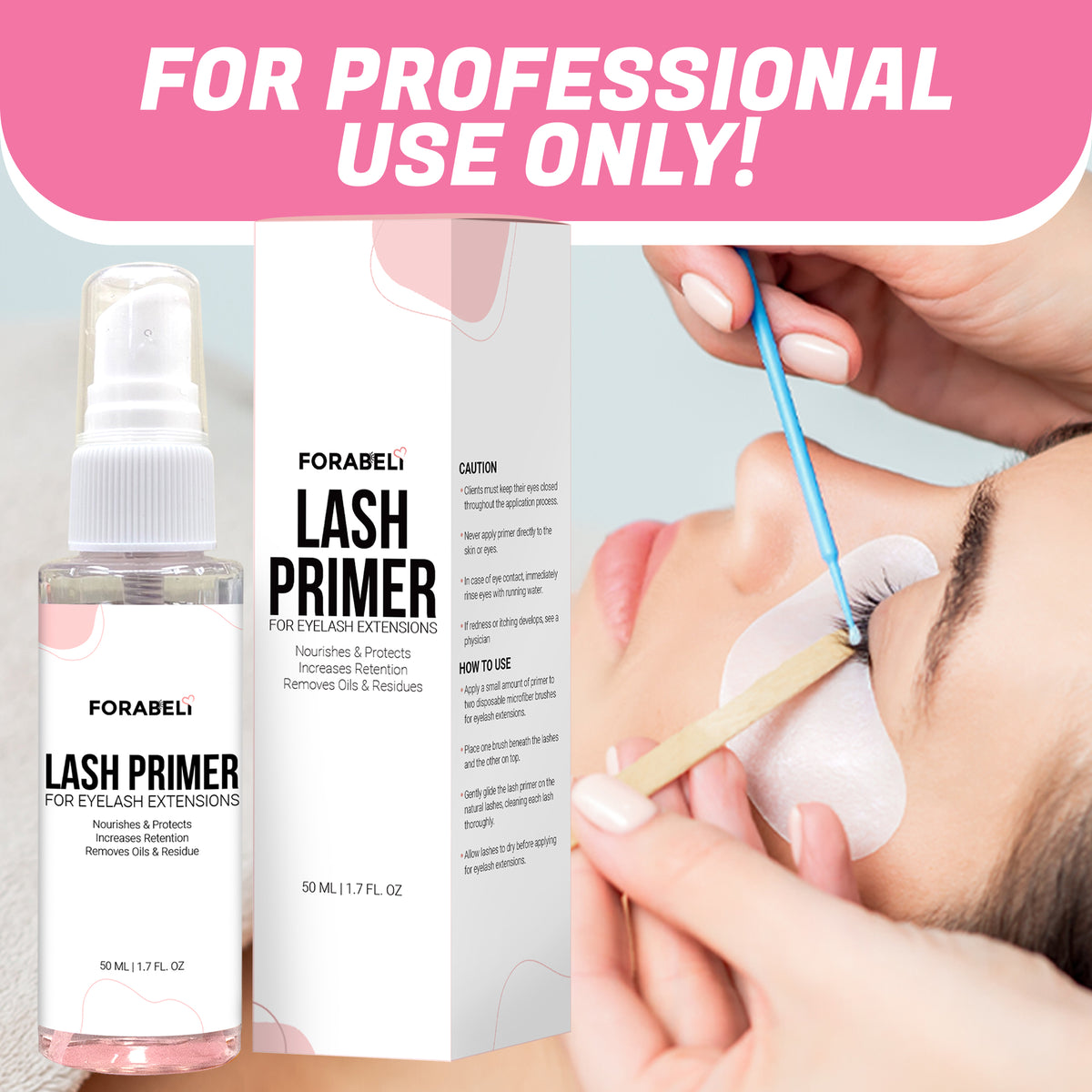 Lash Primer 50ml For Extensions – Forabeli