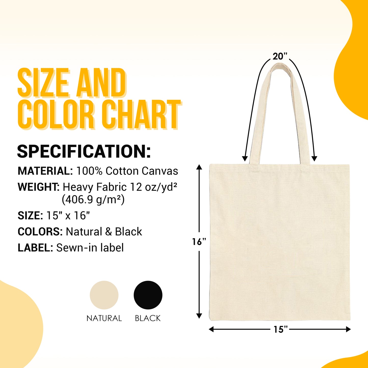 Cotton Canvas Tote Bag | Lala Lashes | Gas meter | Fuel Meter | sac fourre-tout | Reusasble Bag | Black Tote Bag | White Tote Bag