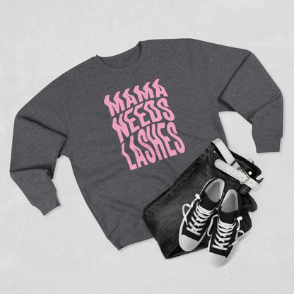 Mama Needs Lashes | Unisex Crewneck Sweatshirt