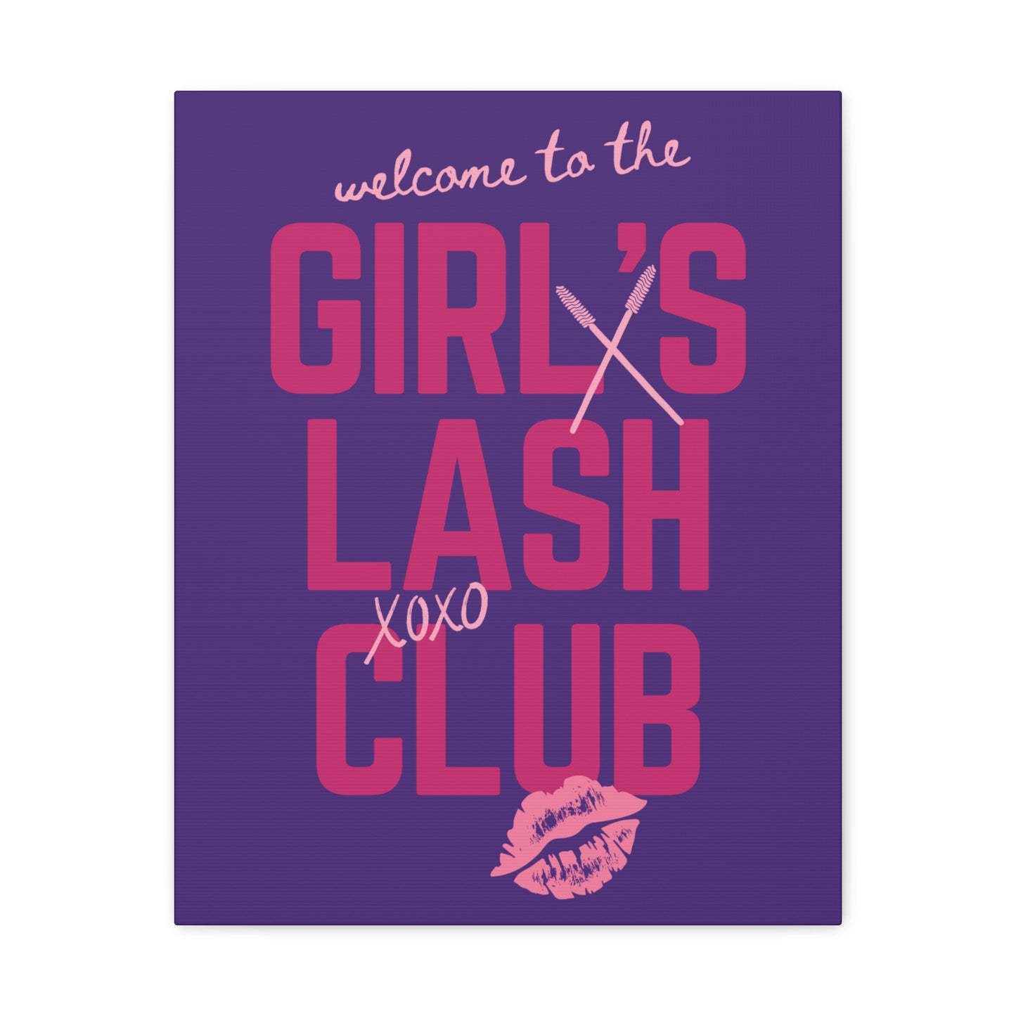 Canvas Gallery Wraps | Welcome to the Girl's Lash Club