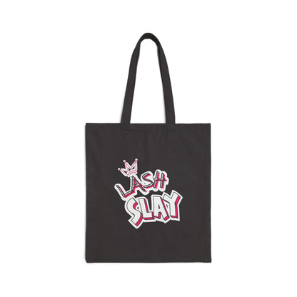 Cotton Canvas Tote Bag | Lash Slay sac fourre-tout | Lash Extensions | Lashes | Reusasble Bag | Black Tote Bag | White Tote Bag