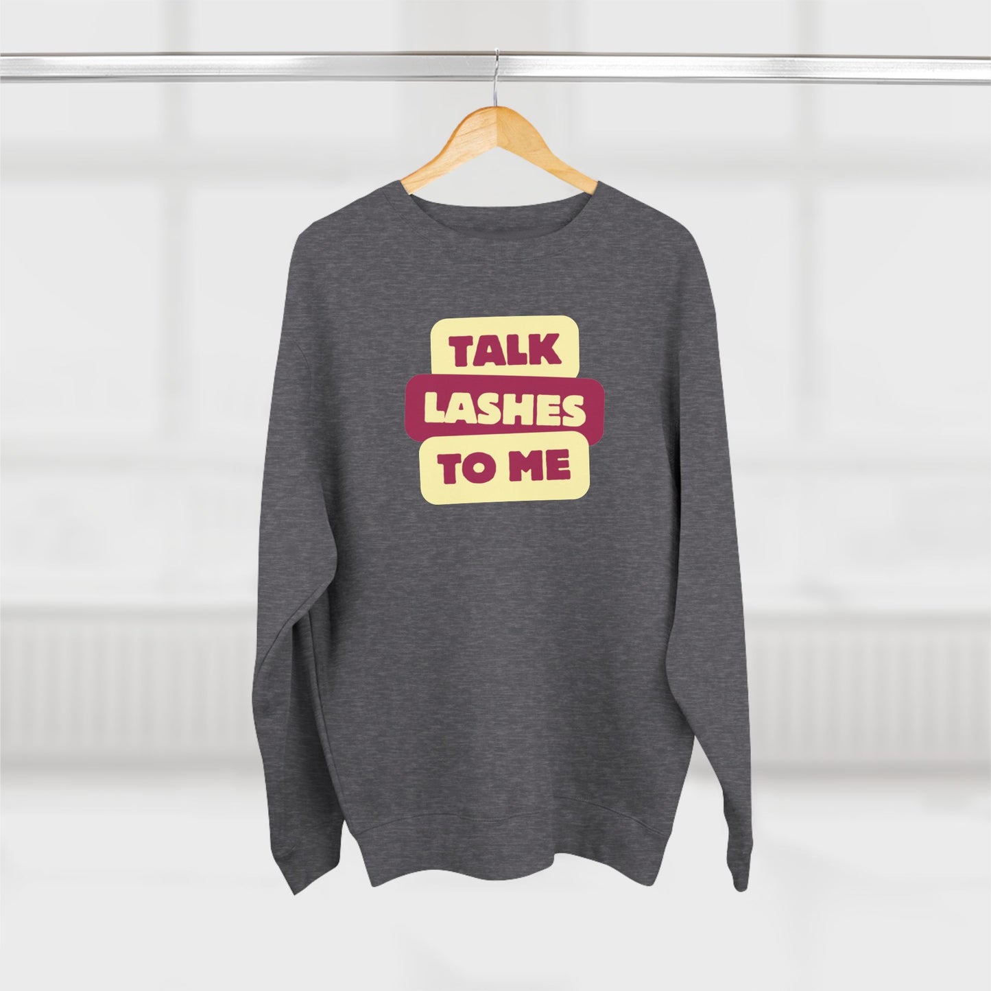 Talk Lashes To Me | Unisex Crewneck Sweatshirt