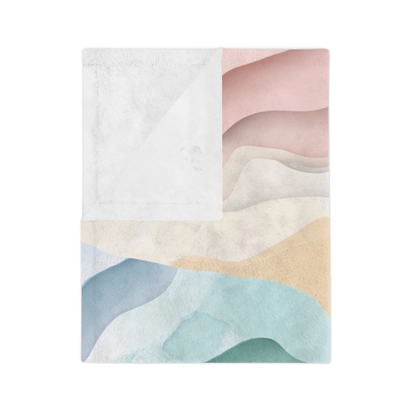 Pastel Cuts | Velveteen Microfiber Blanket