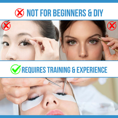 Diamond Clear Eyelash Extension Glue – 2–3s Dry Time, 6-Week Retention, Waterproof, Transparent