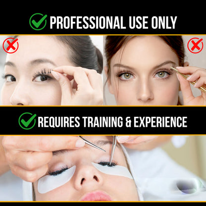 ProCare Professional Eyelash Extension Glue – 1–2s Dry Time, 8-Week Retention, Waterproof, Black