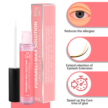 Lash Bonder & Seal - Enhances Retention, Speeds Curing | Forabeli Max Solution