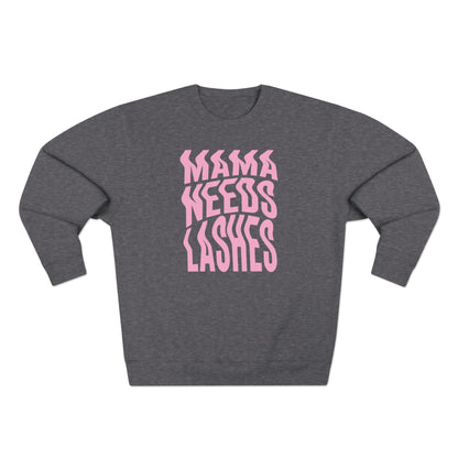 Mama Needs Lashes | Unisex Crewneck Sweatshirt