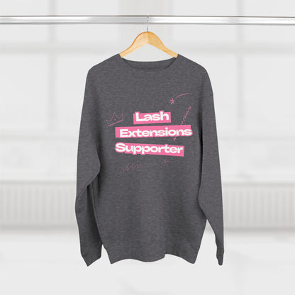 Lash Extensions Supporter | Unisex Crewneck Sweatshirt