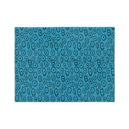 Eye doodles | Velveteen Microfiber Blanket