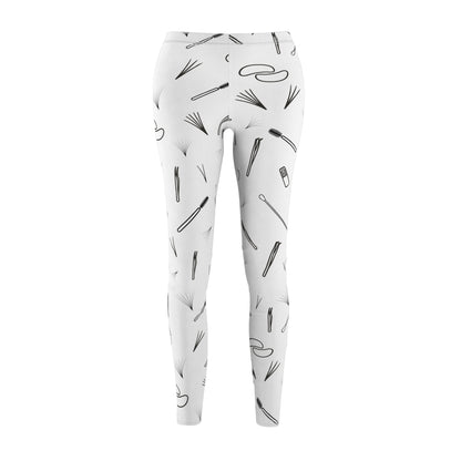 Lash Tools Patterns | Women's Cut & Sew Casual Leggings (AOP)