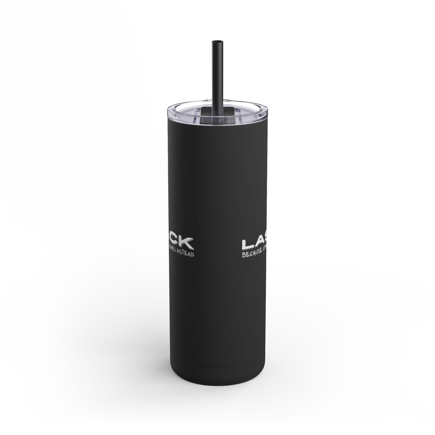 Crack is bad for you, get lashes instead | What happens in the salon stays in the salon | Tumbler with Straw | Stainless Steel Tumbler | Skinny Tumbler hot & cold drinks | Tumbler with all around print | Skinny Matte Tumbler, 20oz