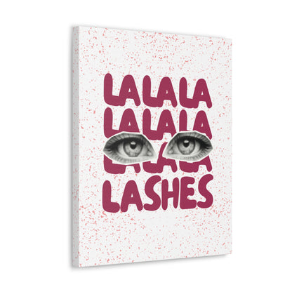 Lalala Lashes | Canvas Gallery Wraps