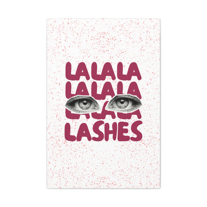 Lalala Lashes | Canvas Gallery Wraps