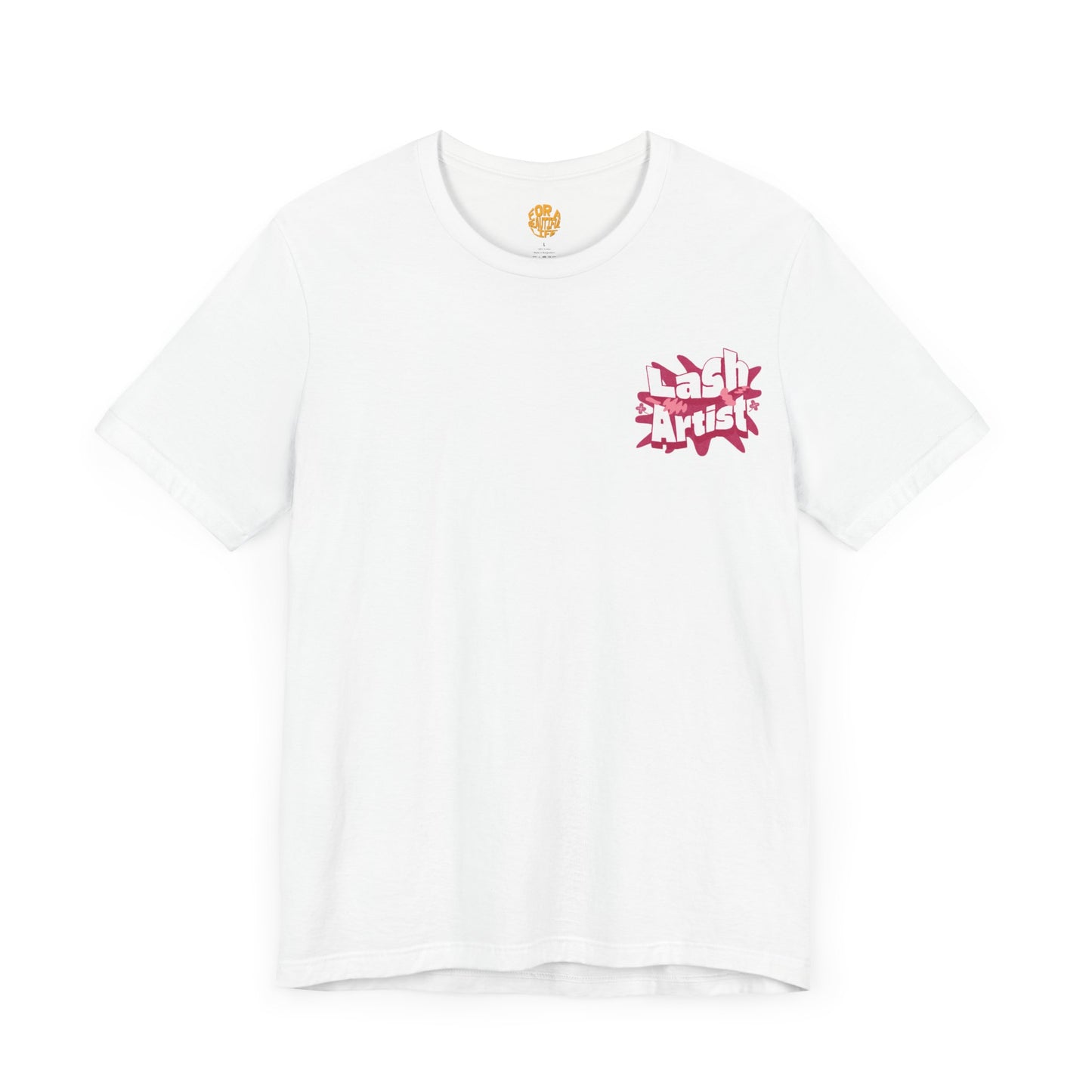 Lash Artist Pink Text | Unisex Jersey Short Sleeve Tee