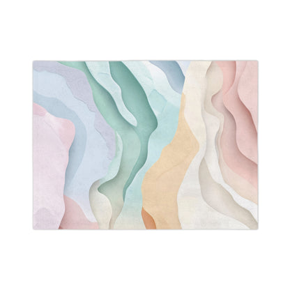 Pastel Cuts | Velveteen Microfiber Blanket