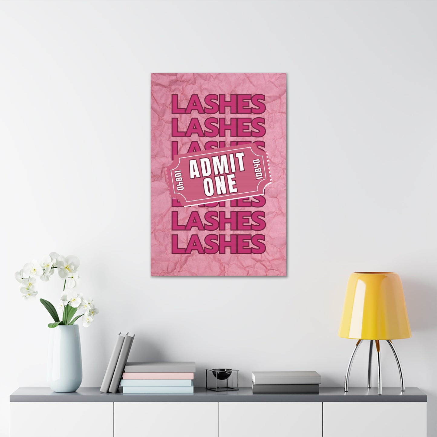 Canvas Gallery Wraps | LASHES ADMIT ONE