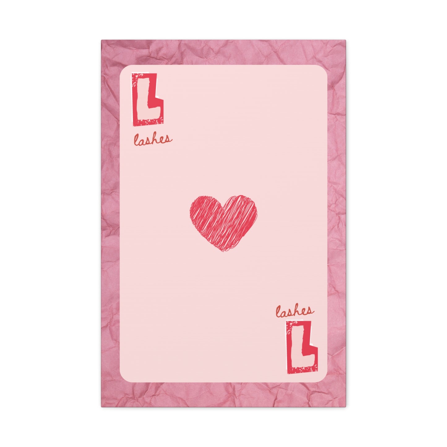 Lash Card | Canvas Gallery Wraps