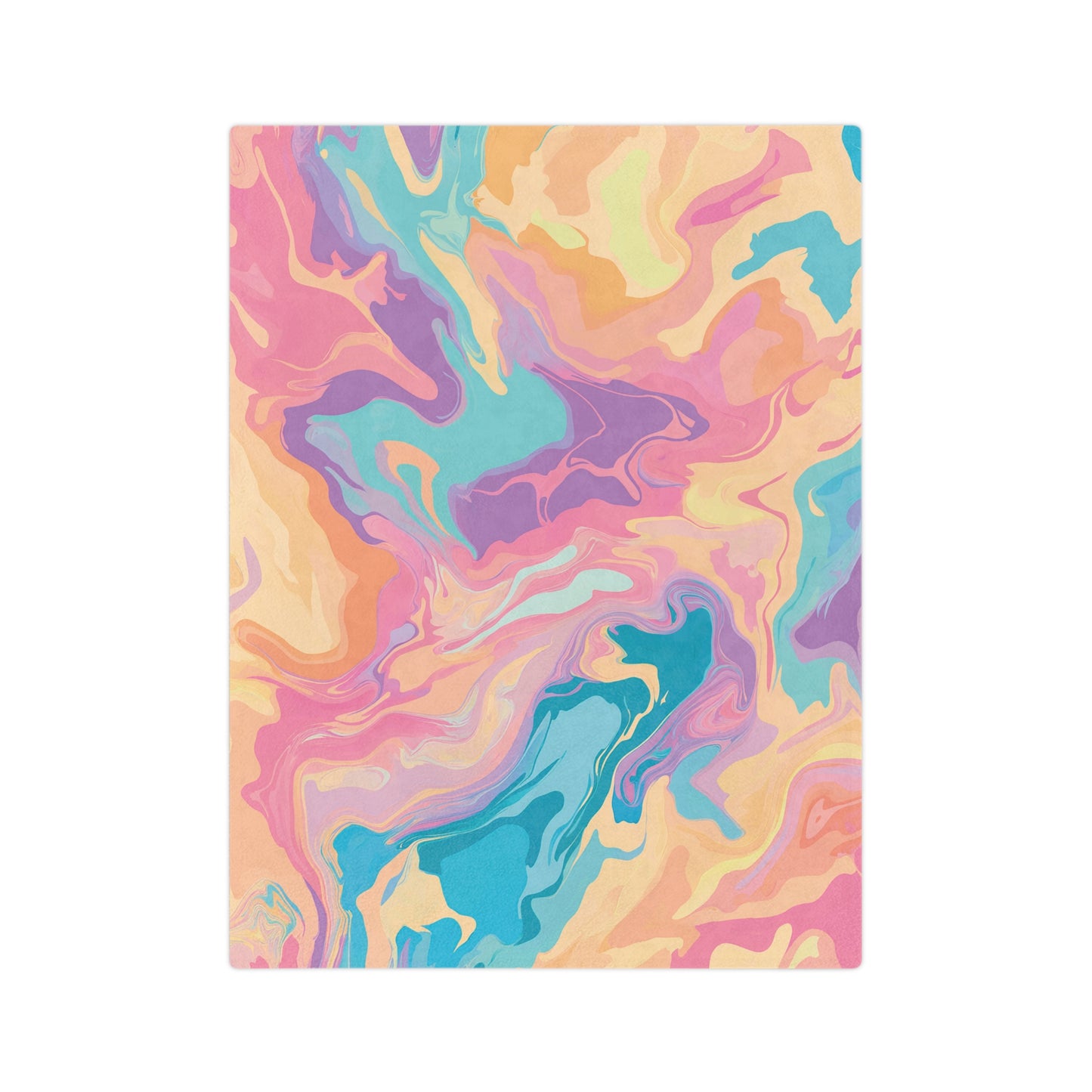 Abstract Pastel Patterns | Velveteen Microfiber Blanket