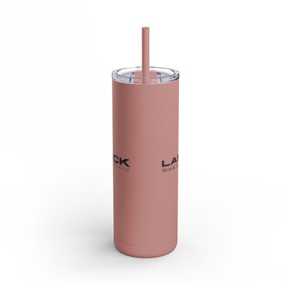 Crack is bad for you, get lashes instead | What happens in the salon stays in the salon | Tumbler with Straw | Stainless Steel Tumbler | Skinny Tumbler hot & cold drinks | Tumbler with all around print | Skinny Matte Tumbler, 20oz