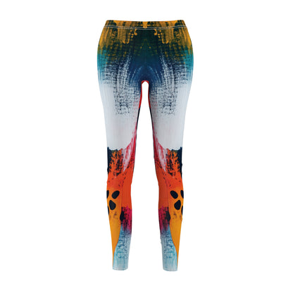 Abstract Acrylic Patterns | Women's Cut & Sew Casual Leggings (AOP)