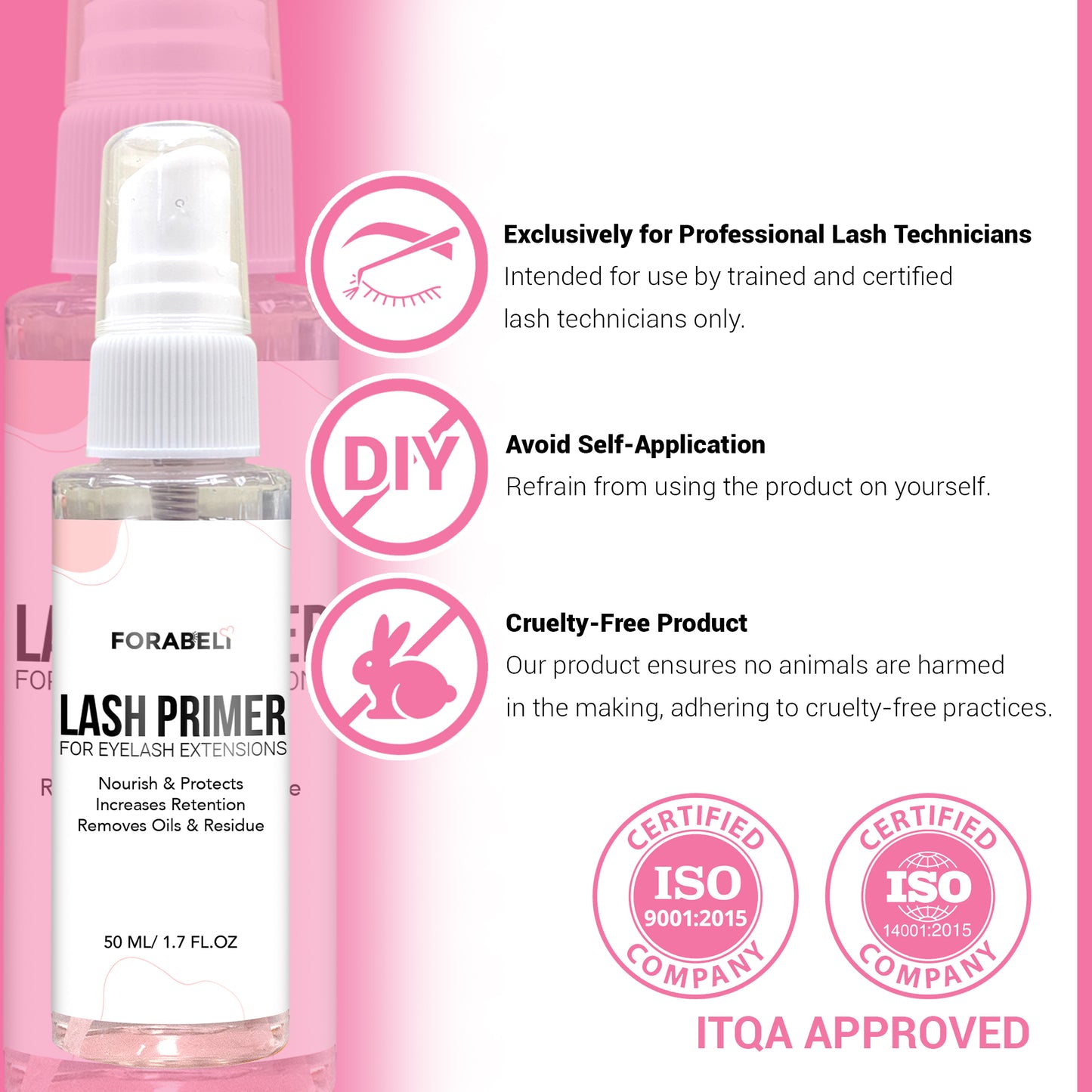 Lash Primer 50ml For Eyelash Extensions