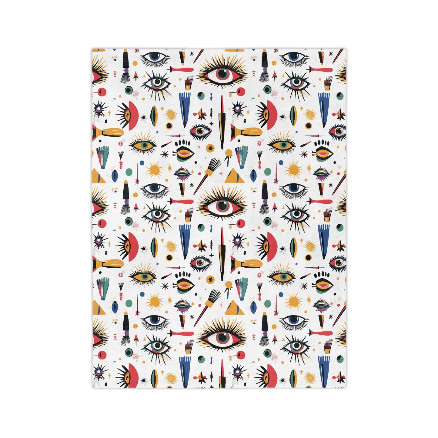 Abstract Eyelash tools | Velveteen Microfiber Blanket