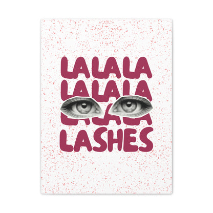 Lalala Lashes | Canvas Gallery Wraps