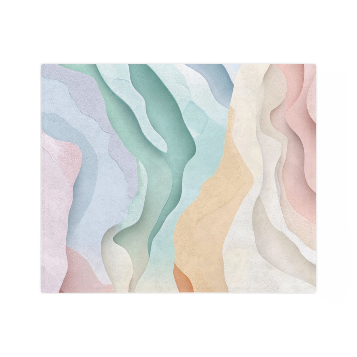 Pastel Cuts | Velveteen Microfiber Blanket