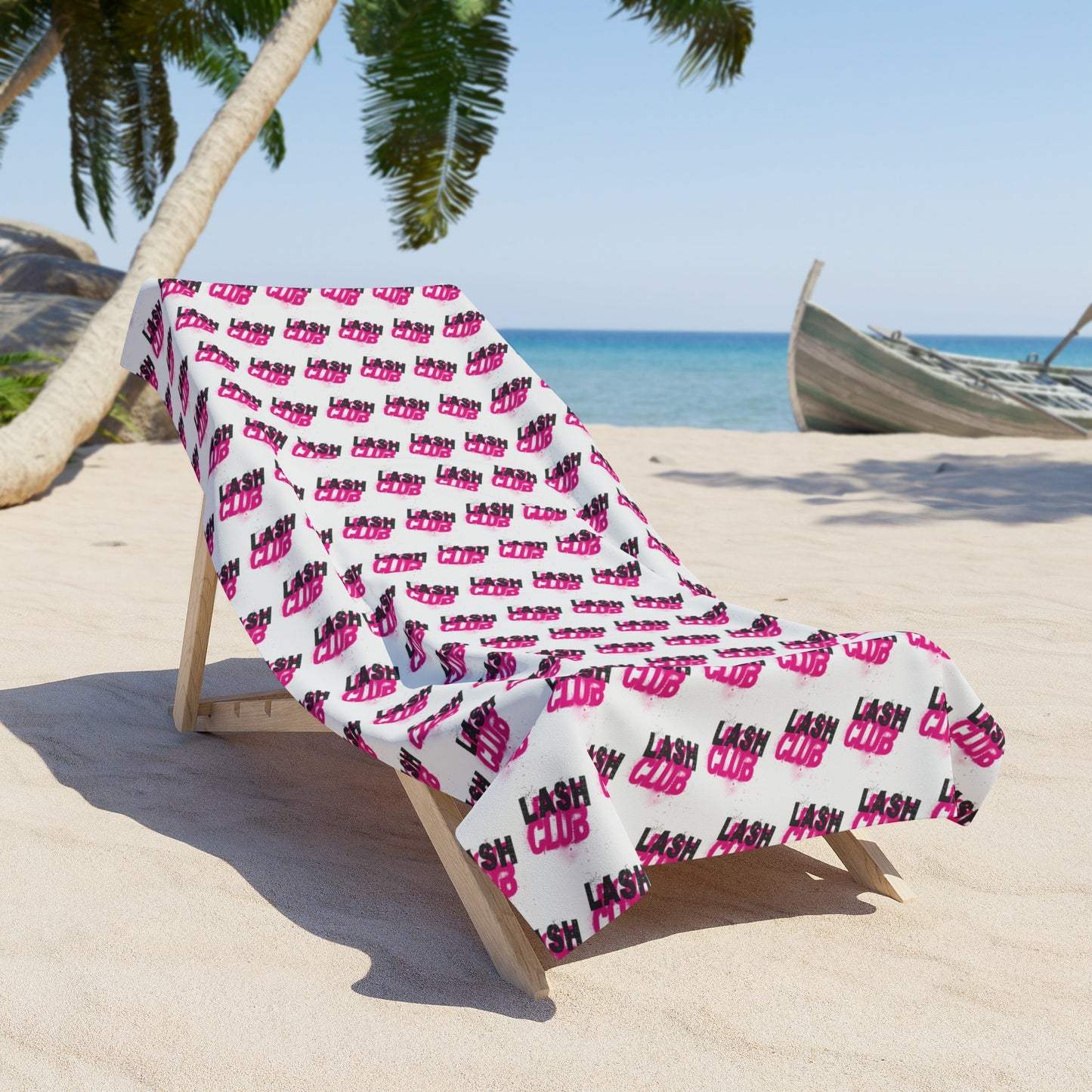 Lash Club Pattern | Beach Towel