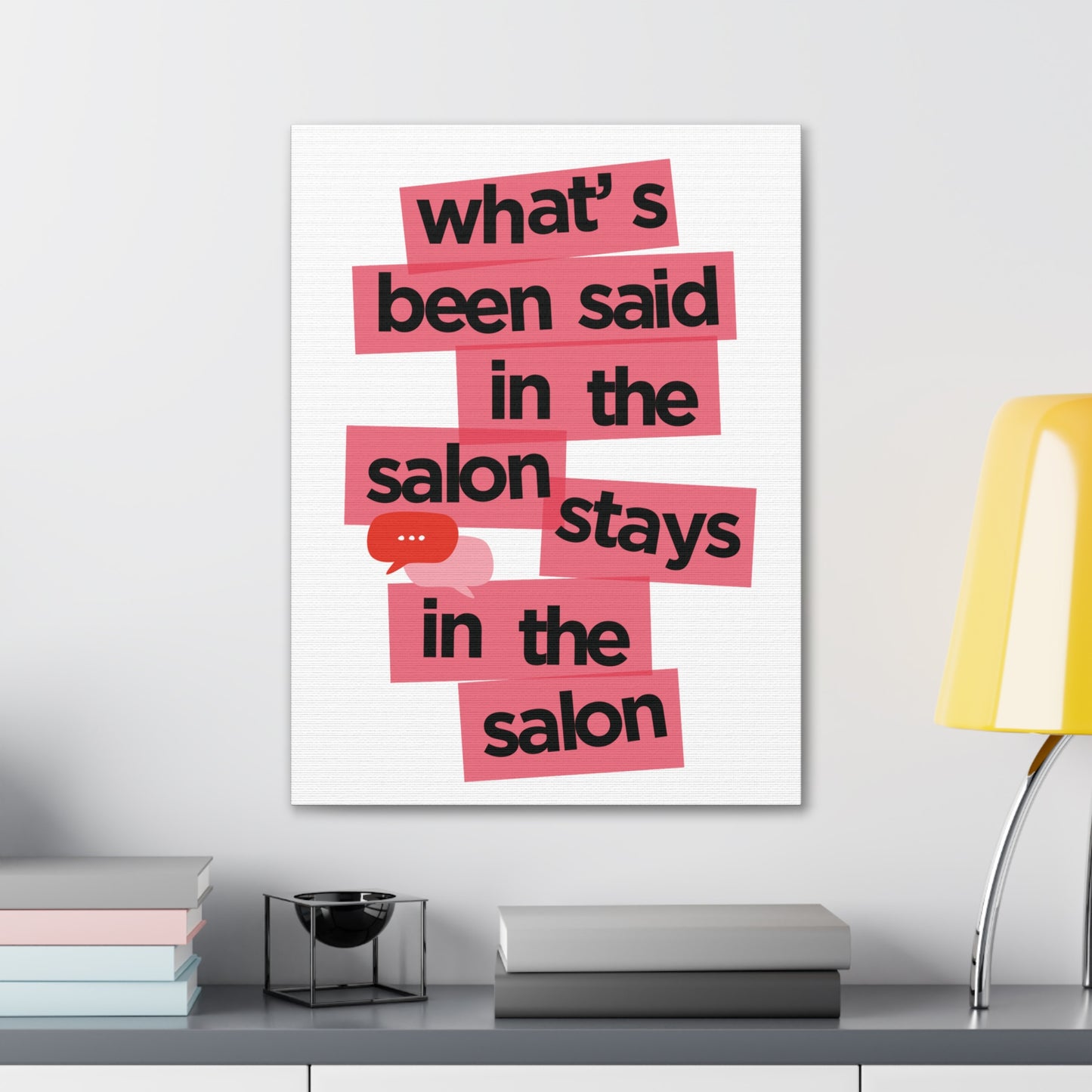 Canvas Gallery Wraps | What's said in the salon stays in the salon