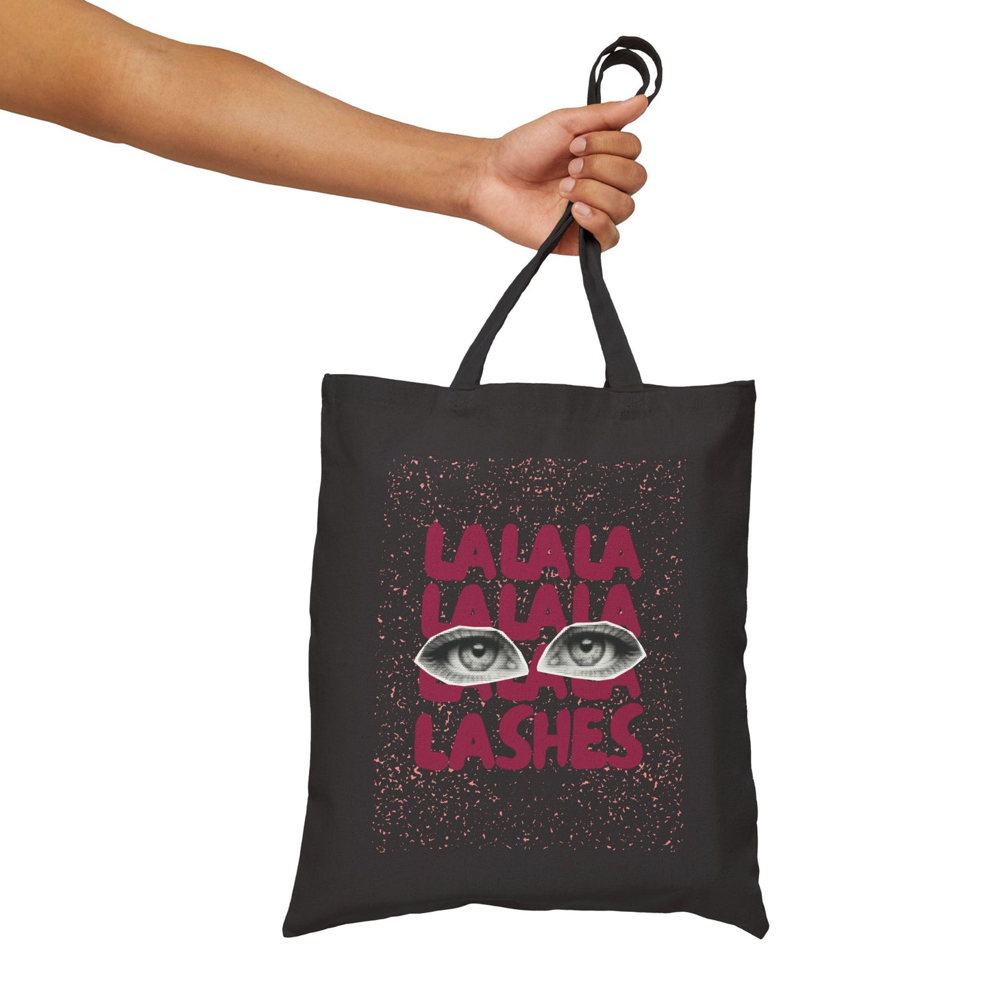 Cotton Canvas Tote Bag | Lala Lashes | Gas meter | Fuel Meter | sac fourre-tout | Reusasble Bag | Black Tote Bag | White Tote Bag