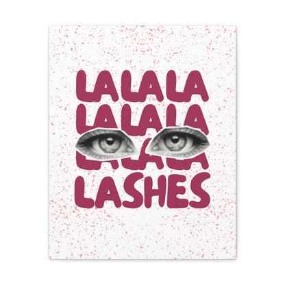 Lalala Lashes | Canvas Gallery Wraps