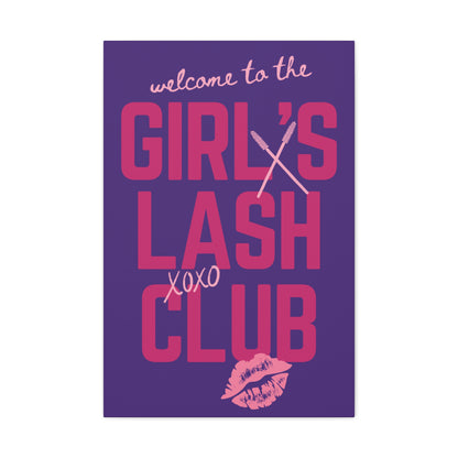 Canvas Gallery Wraps | Welcome to the Girl's Lash Club