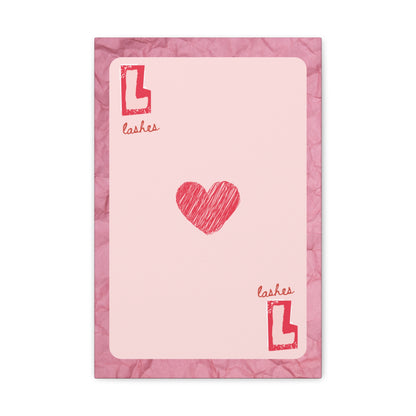 Lash Card | Canvas Gallery Wraps