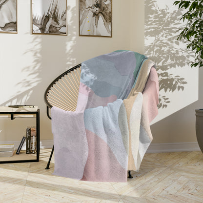 Pastel Cuts | Velveteen Microfiber Blanket