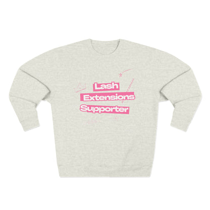 Lash Extensions Supporter | Unisex Crewneck Sweatshirt