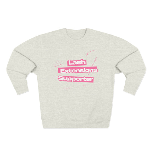 Lash Extensions Supporter | Unisex Crewneck Sweatshirt