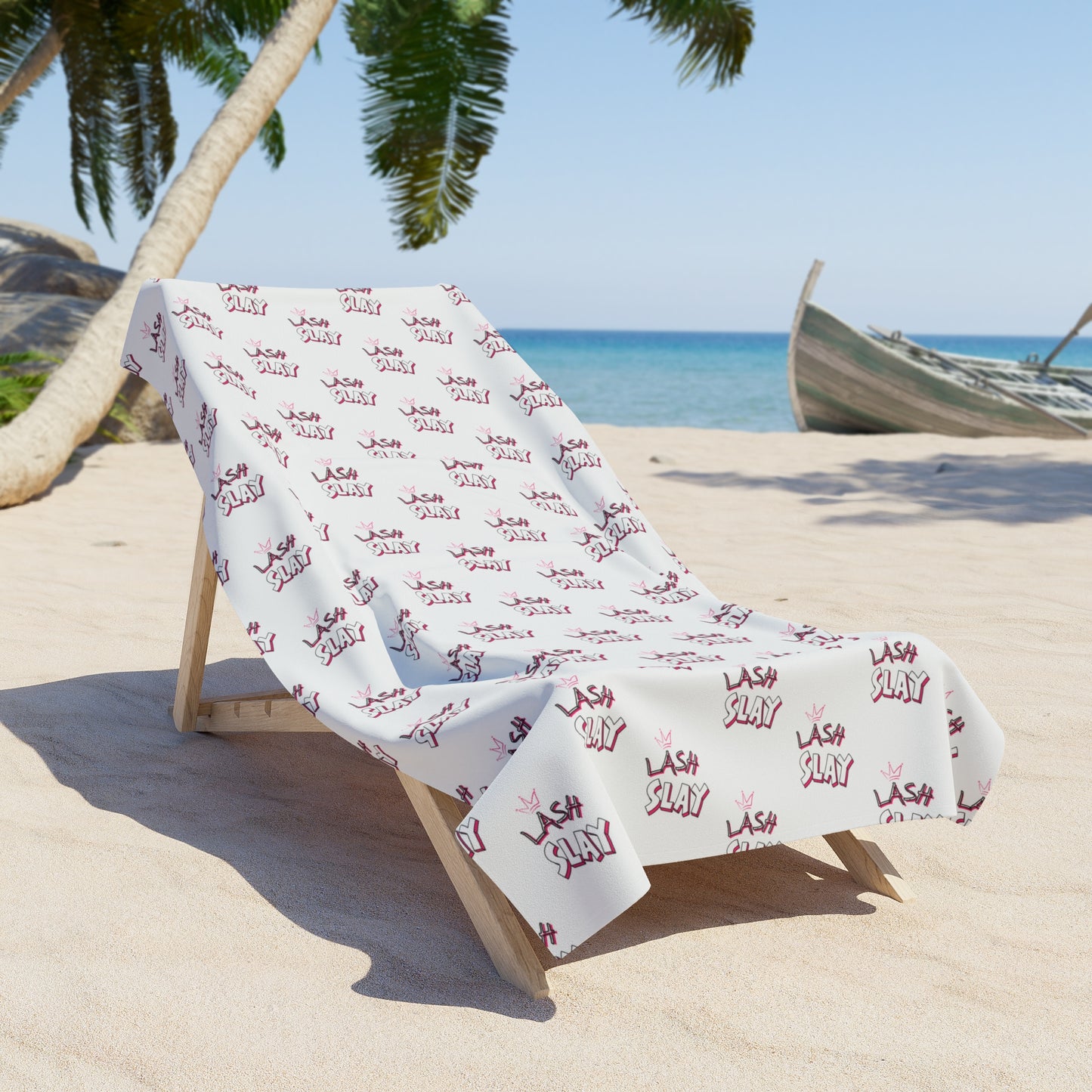 Lash Slay Patterned  | Beach Towel