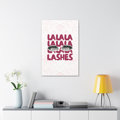 Lalala Lashes | Canvas Gallery Wraps