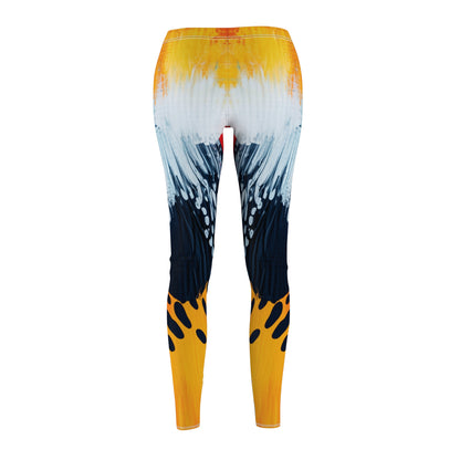 Abstract Acrylic Patterns | Women's Cut & Sew Casual Leggings (AOP)