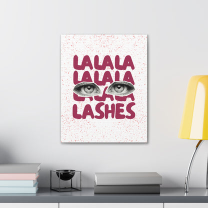 Lalala Lashes | Canvas Gallery Wraps