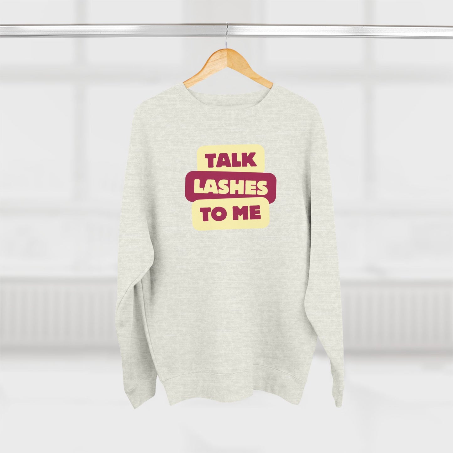 Talk Lashes To Me | Unisex Crewneck Sweatshirt