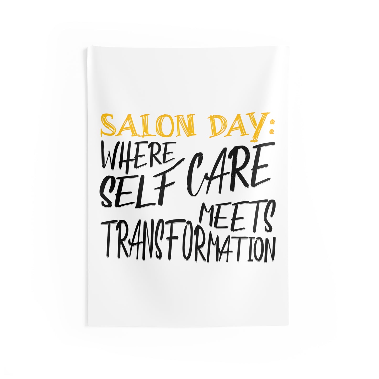 Salon Day: Where selfcare meets transformation | Indoor Wall Tapestries