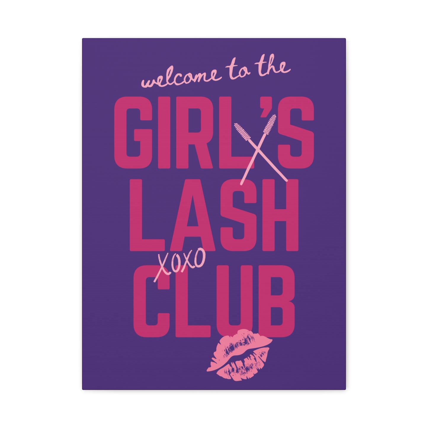 Canvas Gallery Wraps | Welcome to the Girl's Lash Club