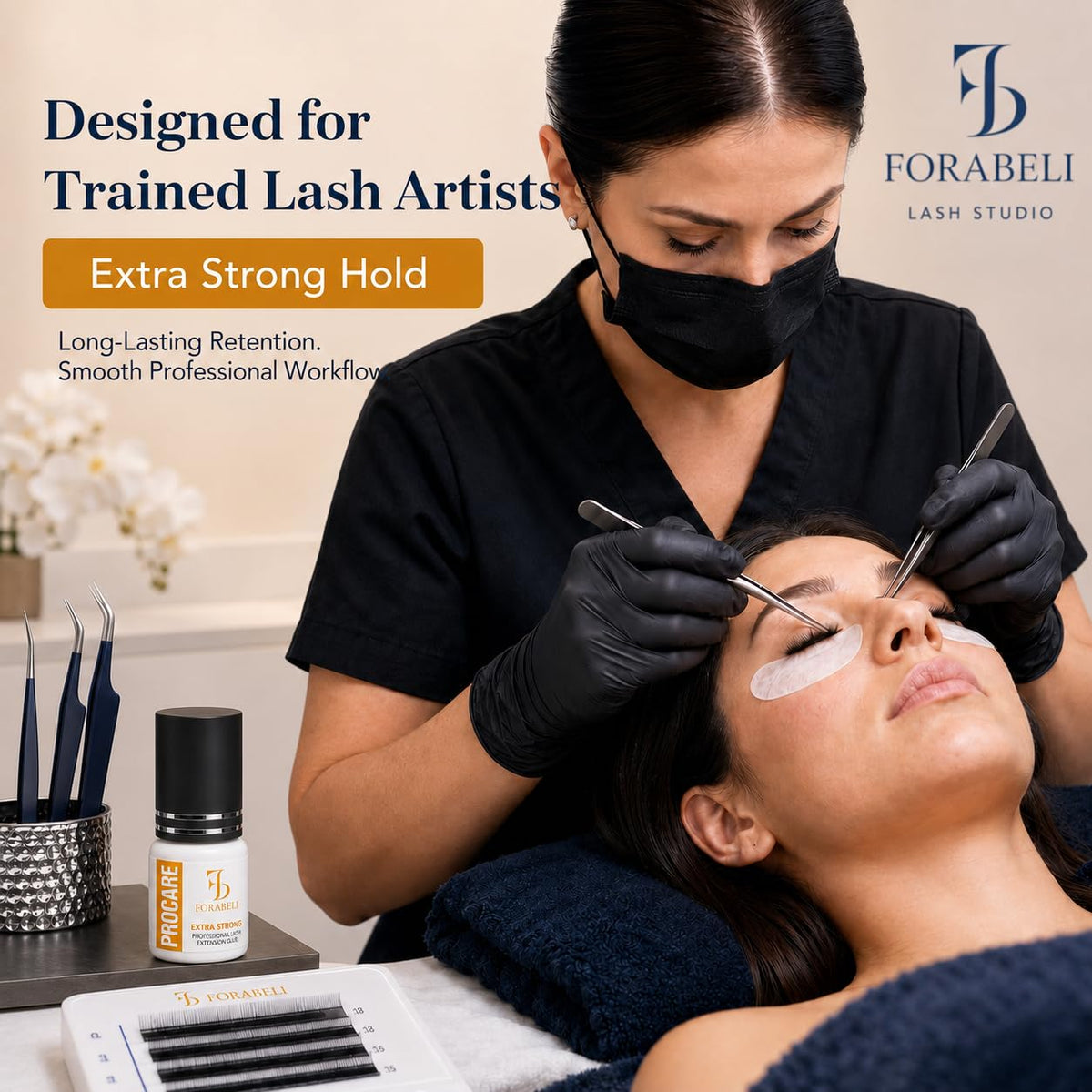 Forabeli ProCare trained lash artist application