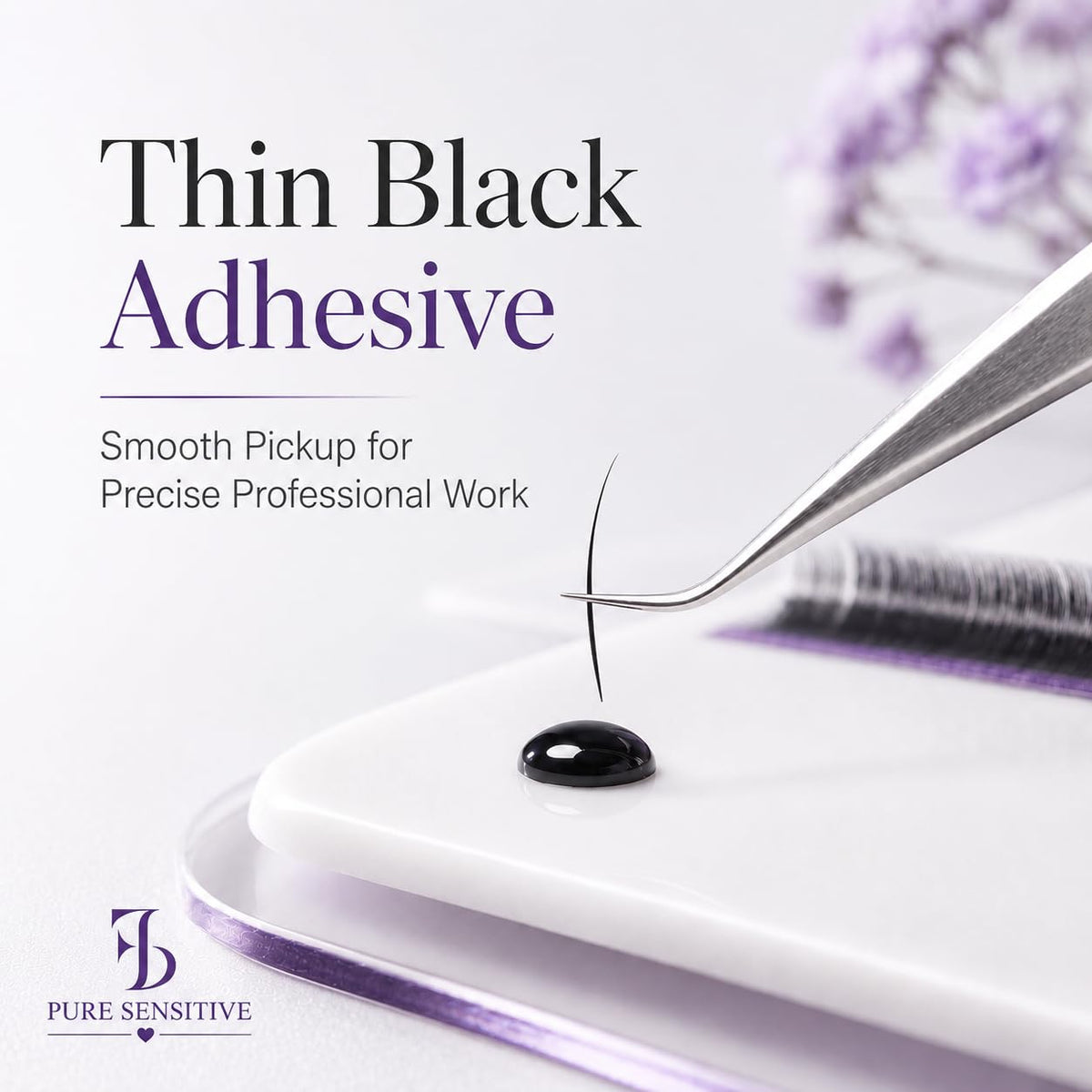 Forabeli Pure Sensitive black adhesive