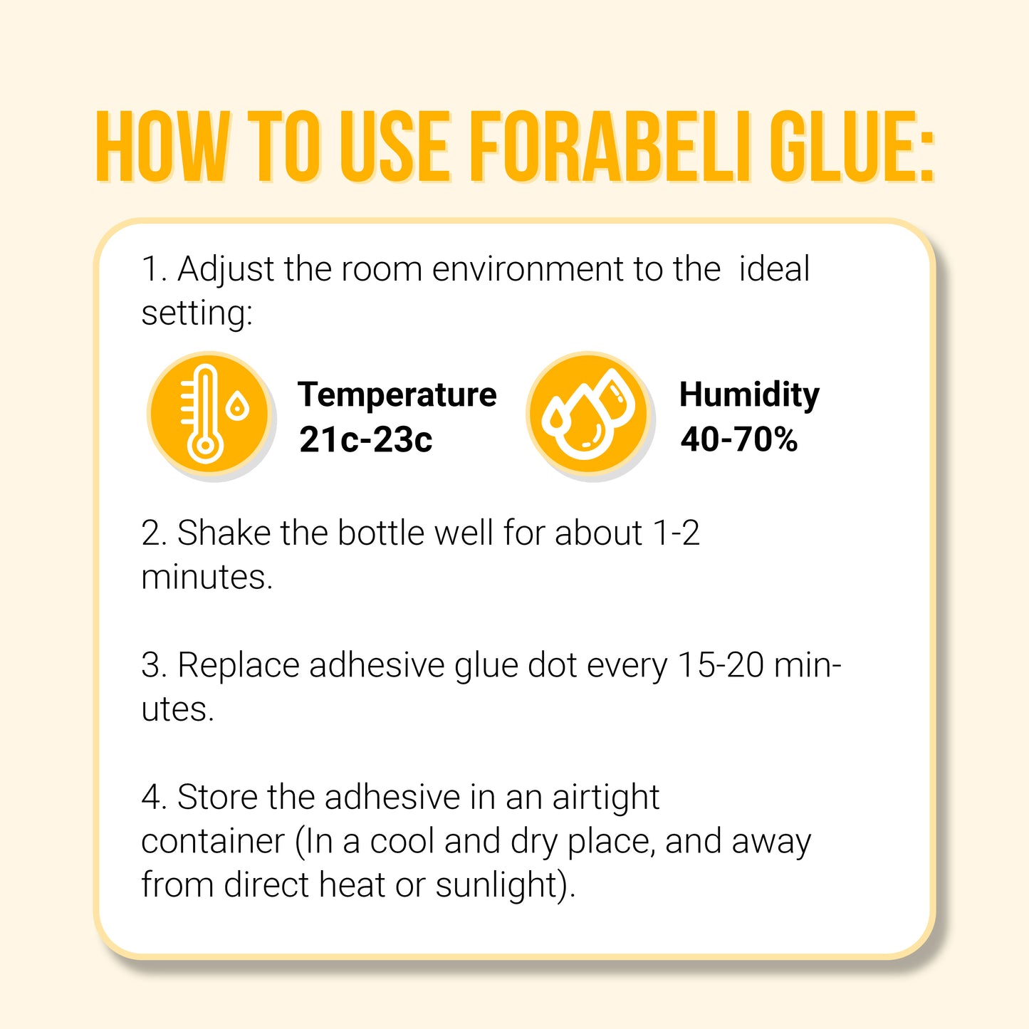 how to use forabeli eyelash extesnsion glue 