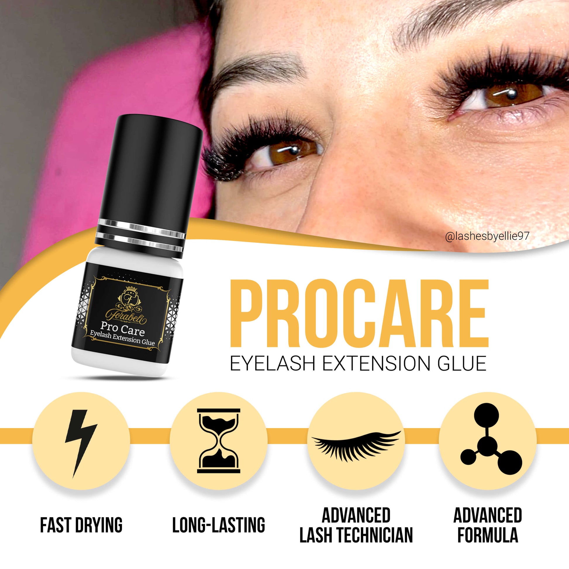 Pro Care - Professional Eyelash Extension Glue – Forabeli
